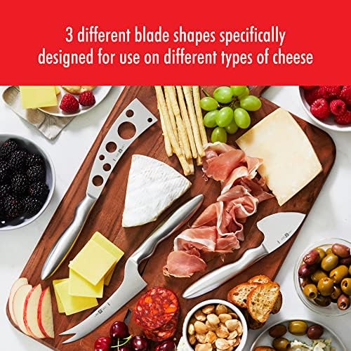 ZWILLING Collection 3-pc Cheese Knife Set for Charcuterie Board, Gift