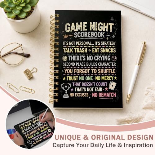 Gaming Gifts Journal for Women Men, 5.5x8.3in
