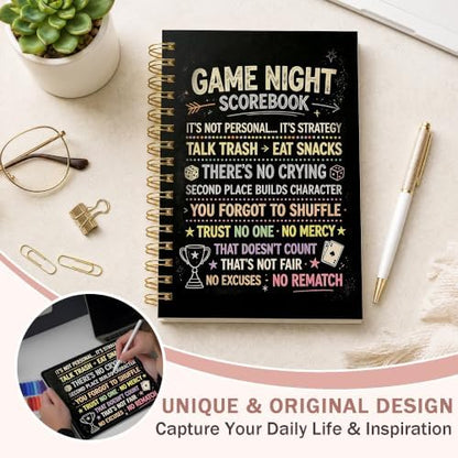 Gaming Gifts Journal for Women Men, 5.5x8.3in