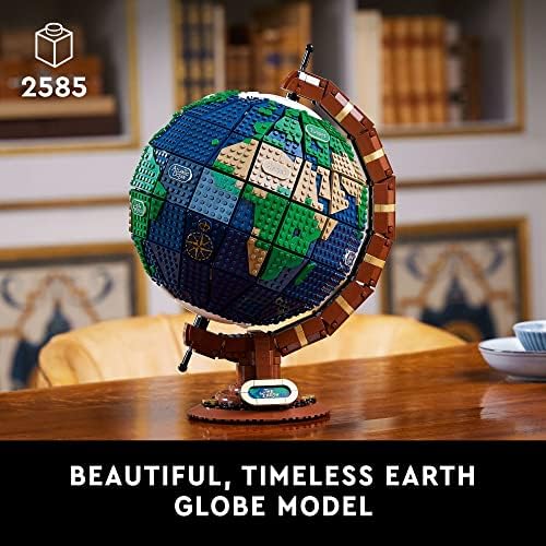 LEGO Ideas The Globe Building Set, Build and Display Model for Adults