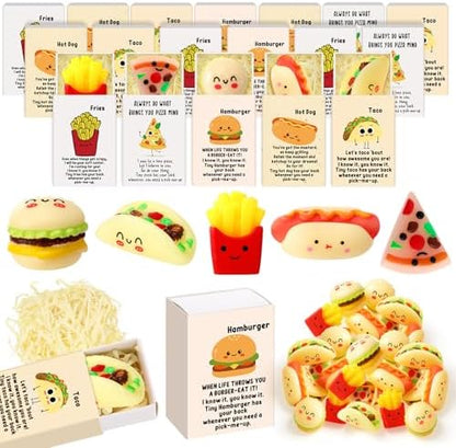 Cinnvoice 25 Sets Appreciation Gifts Bulk Food Balls Emotional Card