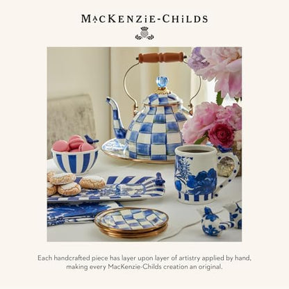 MACKENZIE-CHILDS Cotton Dish Towel, Hydrangea Tea Kettle