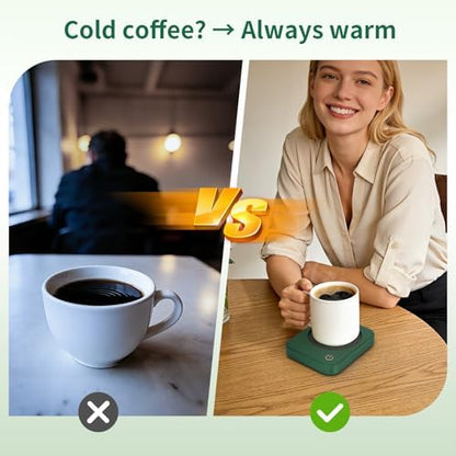 VOBAGA Coffee Mug Warmer for Desk with Auto Shut Off & 3-Temp