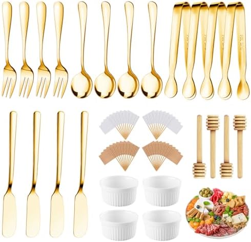 Charcuterie Boards Accessories 64Pcs Cheese Butter Spreader Knives Set