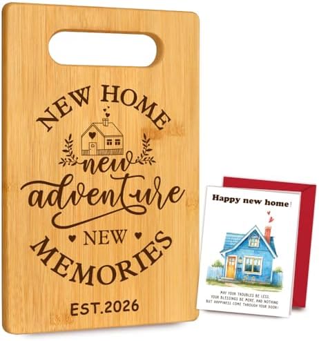 2026 New Home New Adventure New Memories Cutting Board Housewarming