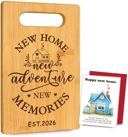 2026 New Home New Adventure New Memories Cutting Board Housewarming