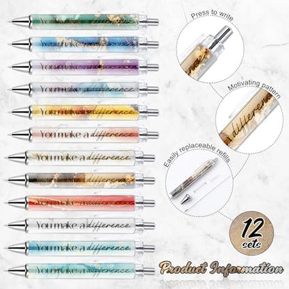 Uiifan 24 Pcs Employee Appreciation Gifts Bulk Inspirational Ballpoint