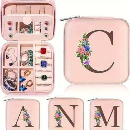 Personalized Jewelry Box - A portable storage box for travel rings