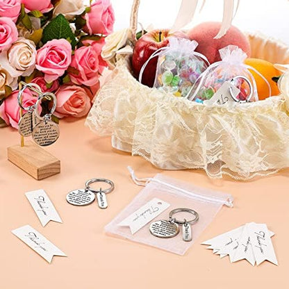 Yinkin 150 Pcs Employee Appreciation Gifts Bulk Thank You Keychains