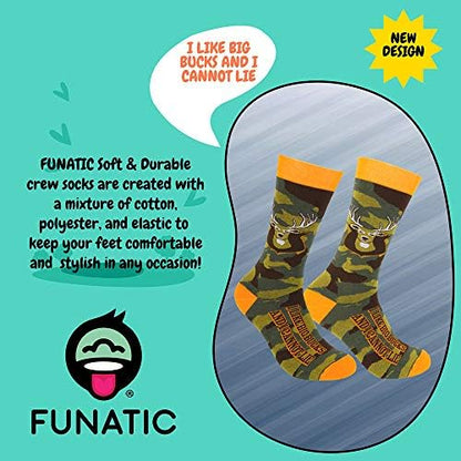FUNATIC Funny Outdoor Themed Socks for Men Women - Nature and Sports