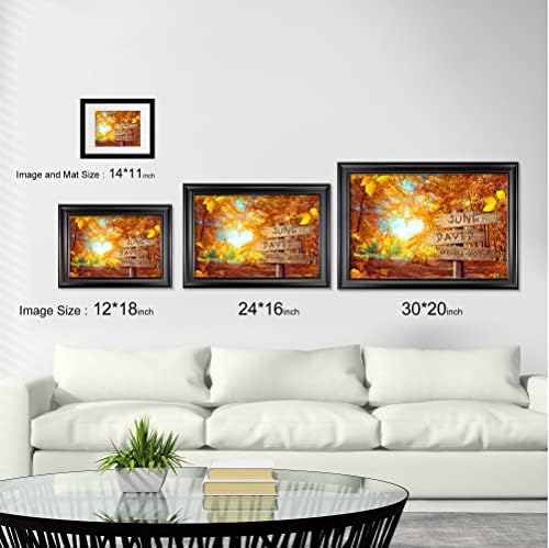 BOTTEGAARTS Crossroads Heart of Autumn Personalized Photo or Canvas