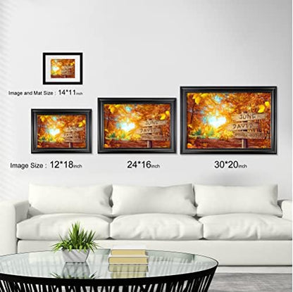 BOTTEGAARTS Crossroads Heart of Autumn Personalized Photo or Canvas