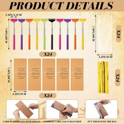 24 Set Retractable Back Scratchers Bulk Inspiration Employee Gifts