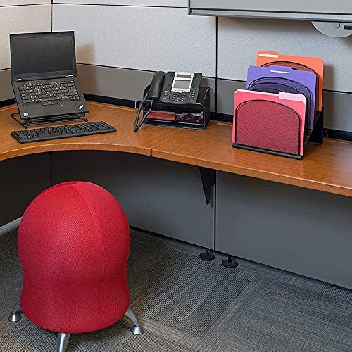 Safco Onyx Desk Organizer, 8 Tiered Vertical Compartments, Office and