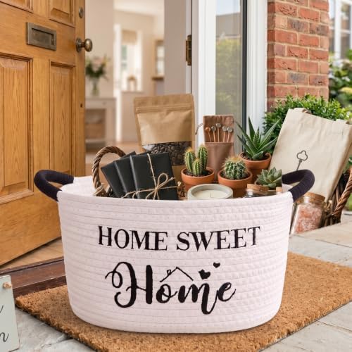 Yungyan House Warming New Home Gift Basket, Home Sweet Gift with