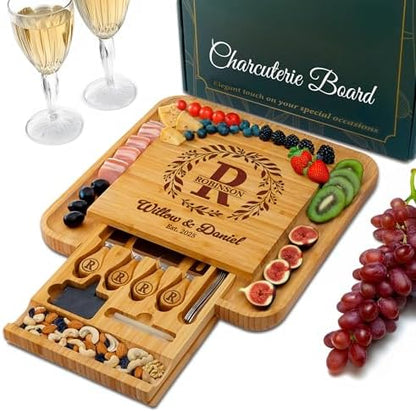 Personalized Charcuterie Board, Wedding Gifts for Couples 2026, Custom