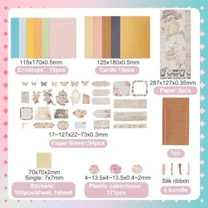 AHANDMAKER DIY Envelope & Card Making Kits for Adults, Handmade