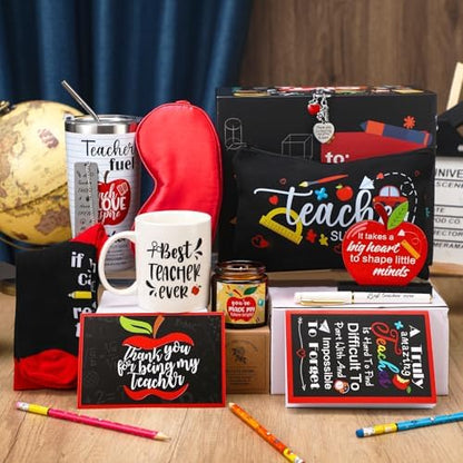 Funnymoom 13 Pcs Teacher Appreciation Gifts Bulk, End of Year Teachers