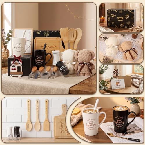 Housewarming Gifts for New Home, 18-Piece Gift Basket for Couples and
