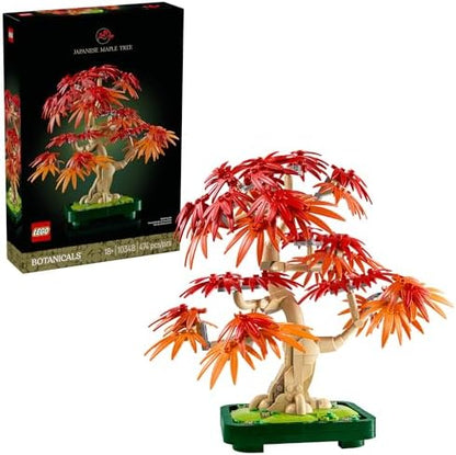 LEGO Botanicals Japanese Red Maple Bonsai Tree Building Kit for Adults