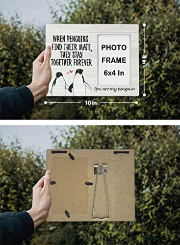 FONDCANYON love picture frames for couples,You Are My Penguin Couple