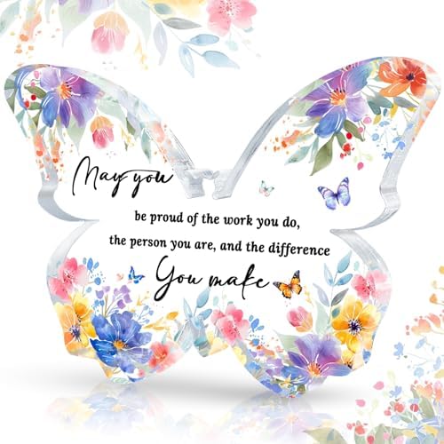 Butterfly Gifts for Women Coworker Teacher Thank You Gift for Teachers