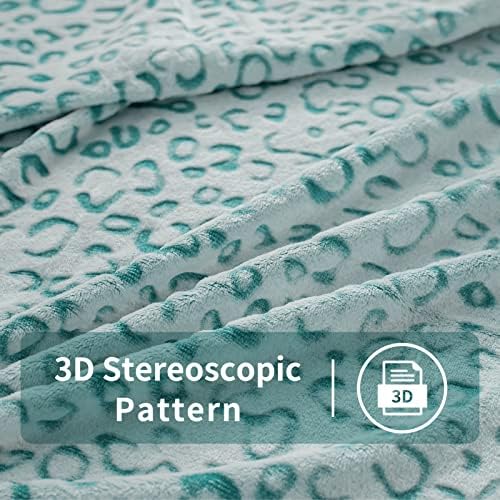 FY FIBER HOUSE Microfiber Blanket Cheetah Print Blanket Soft Fleece