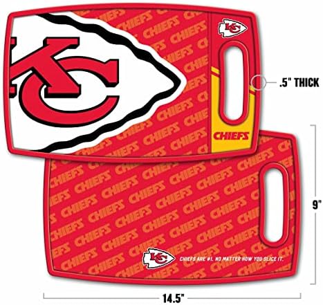 YouTheFan NFL Kansas City Chiefs Logo Series Cutting Board