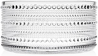 Godinger Serving Bowl, Crystal Glass Salad Bowl - Lumina