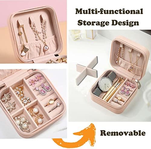 Travel Jewelry Case Bridesmaid Gifts Box,12 Pack Small Jewelry Box