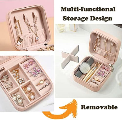 Travel Jewelry Case Bridesmaid Gifts Box,12 Pack Small Jewelry Box