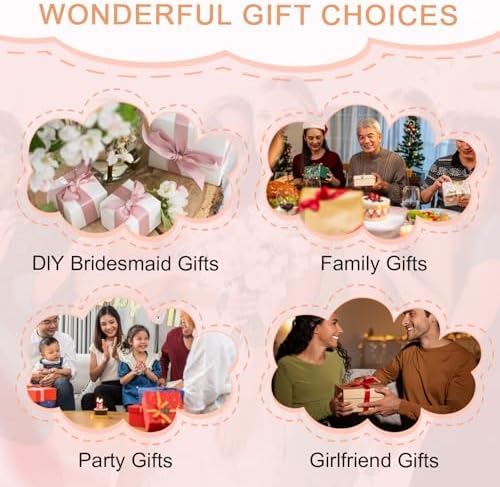 8 Pack Travel Jewelry Case Small Travel Jewelry Box Bridesmaid Gifts