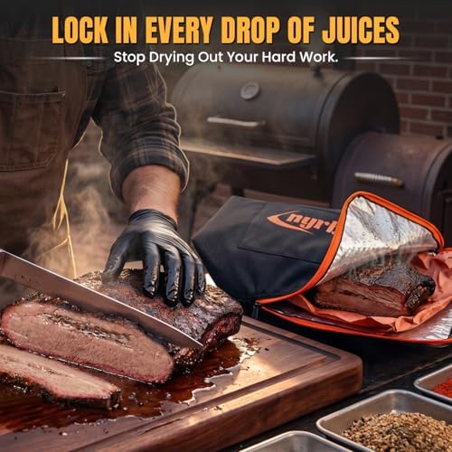 BBQ Blanket for Resting Meat, 21" Insulated Meat Resting Bag Gift for