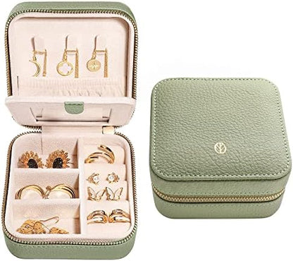 S.Leaf Travel Jewelry Organizer Boxes for Women Small Portable