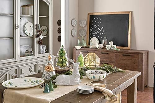 Lenox Balsam Lane 4-Piece All-Purpose Bowls, Christmas Salad Bowl Set