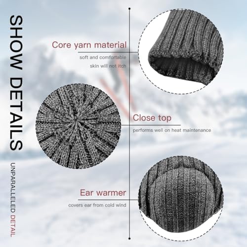 Custom Beanie Hats for Men Women Custom Cap Design Logo Photo Text