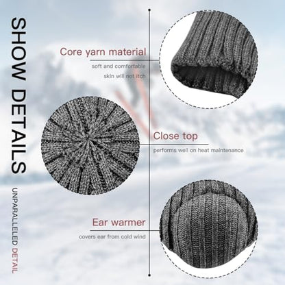 Custom Beanie Hats for Men Women Custom Cap Design Logo Photo Text