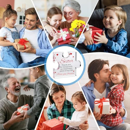 Gift for Sister, Personalized Engraved Acrylic Plaque with Gift Box