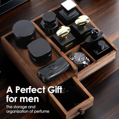 Cologne Organizer for Men,Cologne Stand,Dresser Organizer,Mens Room