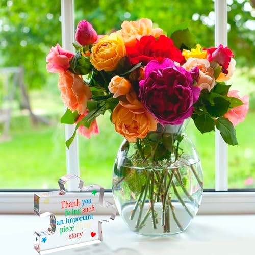 Teacher Appreciation Gifts for Women, Men - Thank You Engraved Acrylic