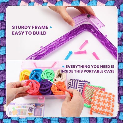 Weaving Loom Kit Toys Crafts - Arts and Crafts for Kids and Adults