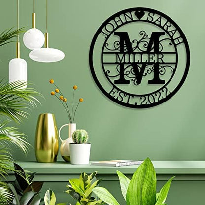 Custom Metal Sign - Personalized Name Sign - Family Sign - Outdoor