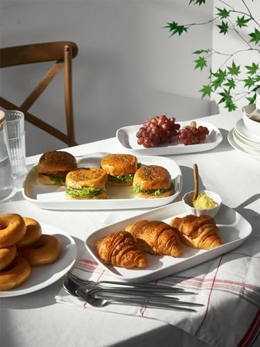 DOWAN Serving Platters and Trays for Wedding Decor, 16"/14"/12"