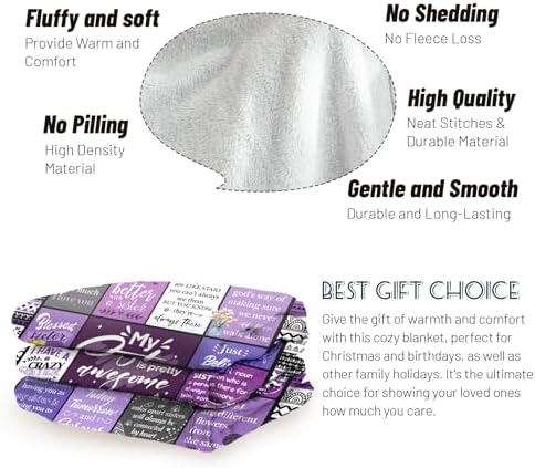 Sister Gifts Blanket, Happy Birthday Gifts for Sister, Unique Gift for
