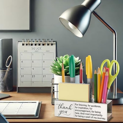 Appreciation Desk Pencil Holder Present Coworker Farewell Retirement