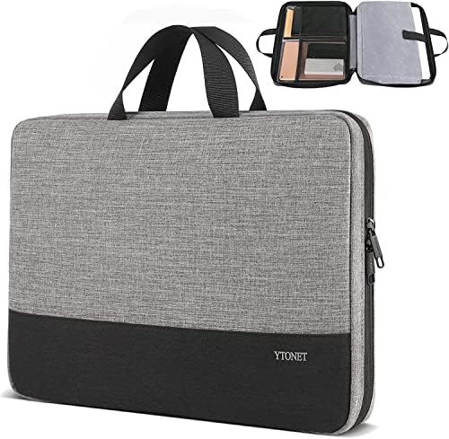 Ytonet Laptop Sleeve Case 17 17.3 Inch, Slim TSA Laptop Bag with