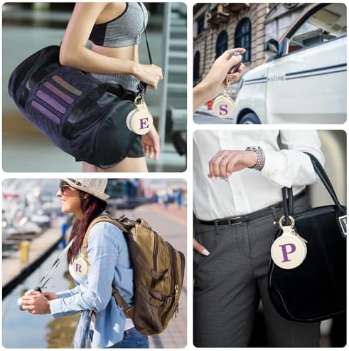 Mini Initial Travel Jewelry Case Ring Holder Gifts for Women Girls