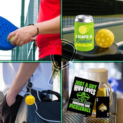 10 Pieces Pickleball Gifts for Men, Pickleball Lover Stuff with 20 Oz