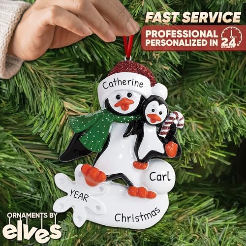Personalized Single Parent Christmas Ornament 2026, Family 1 Child