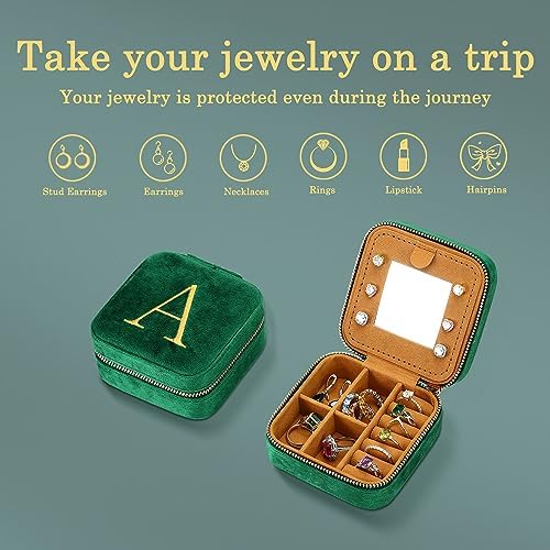 Parima Gifts for Women - Women Gifts, Plush Velvet Travel Jewelry